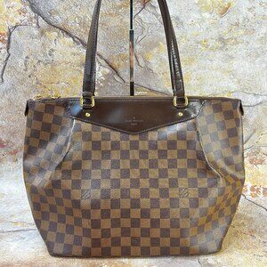 Sold!!Louis Vuitton Westminster GM Shoulder Bag Damier Brown Tote Bag